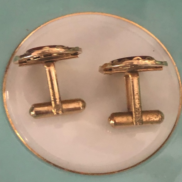Vintage Sunstone Horseshoe Cufflinks - Picture 7 of 9